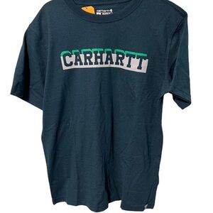 Carhartt Navy Blue Pull Over T-Shirt Relaxed Fit Size Medium